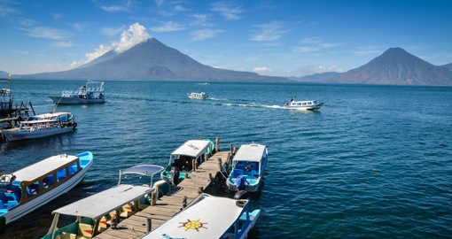 Experience Boat tour on Lake Atitlan during your next trip to Guatemala.