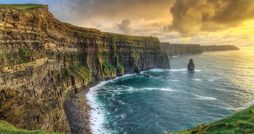 Your Ireland group tour will visit the cliffs of Moher