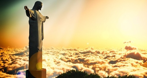 Christ The Reedemer above the clouds