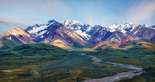 Alaska's colour palette is always magnificent
