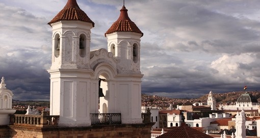 Visit Cathedral in Sucre on your next trip to Bolivia.