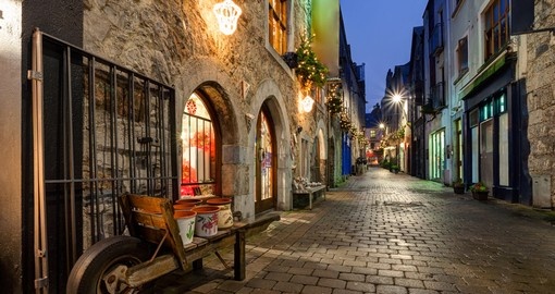 Walk on the Old Streets of Galway and enjoy its medieval architecture on your next Ireland tours.