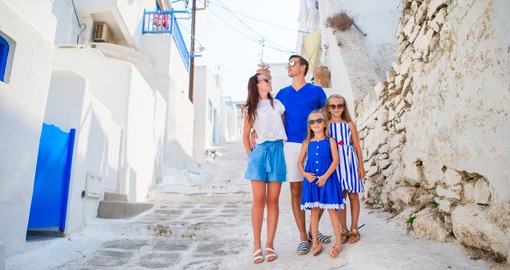 Happy Family Cao in Greece