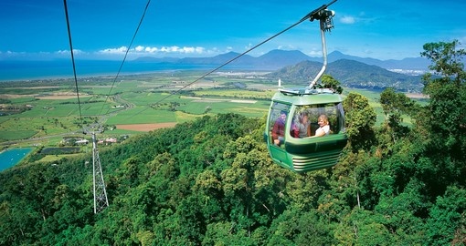 Enjoy a ride on the Skyrail Rainforest Cableway during your Australia Vacation