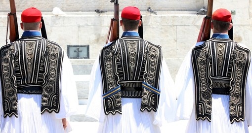 Ceremonial guards in Athens