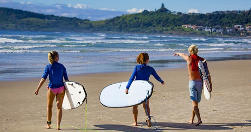Your Australia vacation surfing adventure begins in Byron Bay