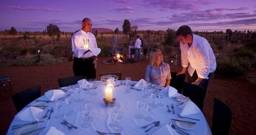 Sounds of Silence Dining opportunity in the Outback