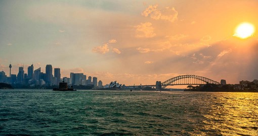 Your trip to Australia features fine dinning on the Sydney Harbour