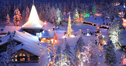 Part of your Finland tour is a visit to Santa Clause's home in Lapland