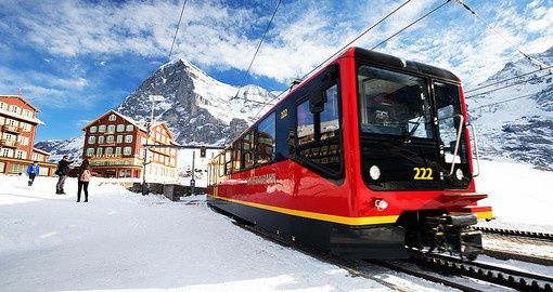The Jungfrau is Europe's highest railway station