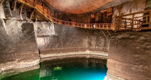 The deposit of rock salt in Wieliczka and Bochnia has been mined since the 13th century