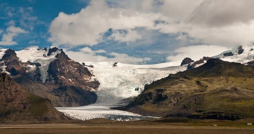 Large Glacier in Iceland