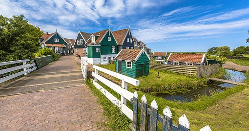 Step into a fairytale in the old fashioned fishing village of Marken