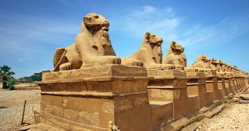 The Karnak temple complex at Luxor was developed over more than 1,000 years