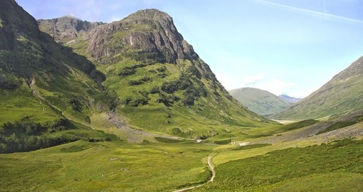 Explore Scottish Highlands in Glencoe during your next trip to Scotland.