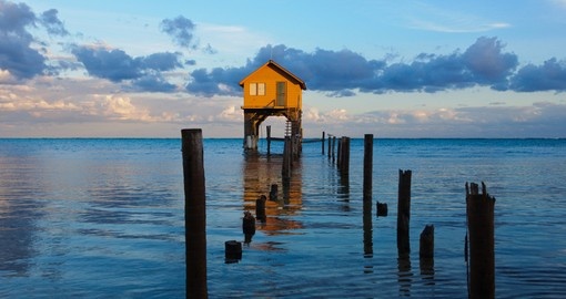 Stay on the island of Ambergris Caye on your trip to Belize