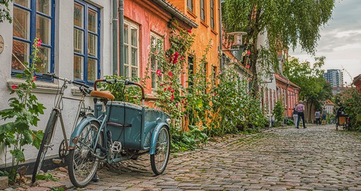 Relax alongside stunning buildings, an iconic harbour, and a charming community in the small town of Aarhus