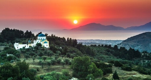 A beautiful sunset in Kos