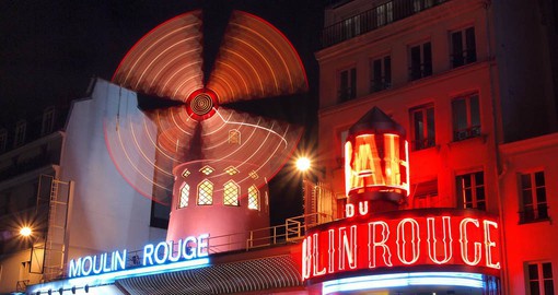 The Moulin Rouge, the worlds most celebrated cabaret was founded in 1889