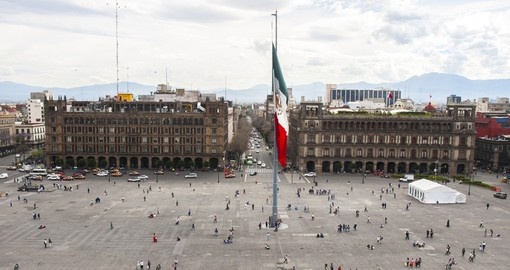 Constitution Square in Mexico City
