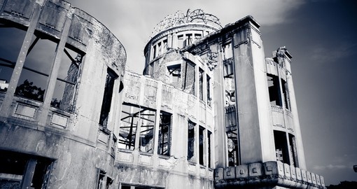 The A-Bomb Dome is one of the most photographed structures on our Japan tours.