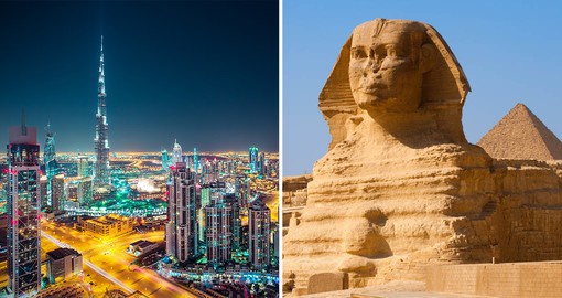 Experience Modern Dubai & Ancient Egypt