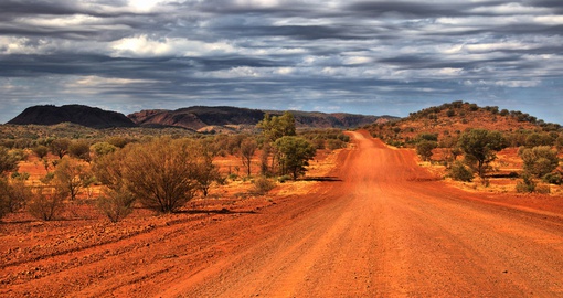 Discover Outback Scenery in the red centre during your next Australia tours.
