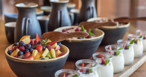 Enjoy the chef's daily menu on your Chile Vacation Packages
