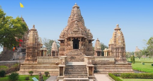 The Khajuraho Group of Monuments are a group of Hindu temples in Madhya Pradesh, India