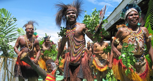 Take the family to see local villages in Papua New Guinea