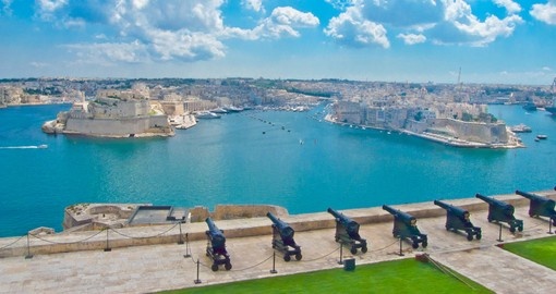 The Saluting Battery of La Valletta