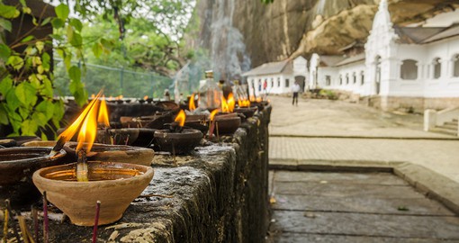 Journey to the Dambulla Cave Temple, a popular pilgrimage tourist spots