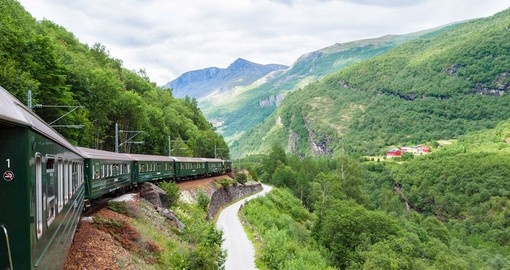 You will travel through the Flam Railway during your journey in Norway