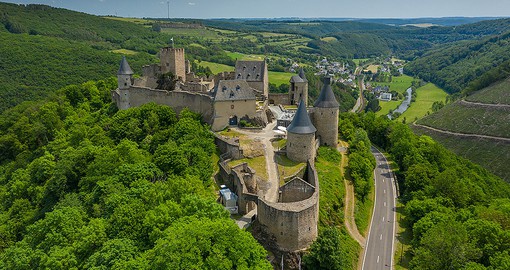 Step into the Medieval Ages at Bourscheid Castle, the largest castle in Luxembourg