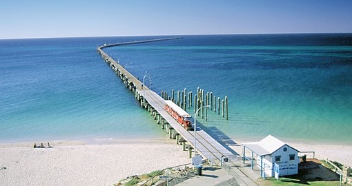 Visit the iconic Busselton Jetty during your Australia vacation.