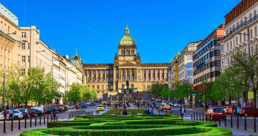 Wenceslas Square is the entertainment and nightlife centre of Prague