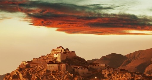 Gyantse Fortress is one of the best preserved dzongs in Tibet