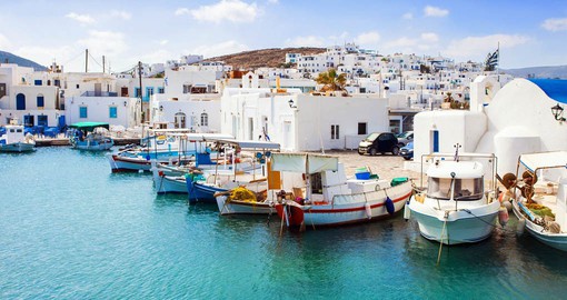 Paros is renown for it's white marble which was used to create the Venus de Milo and Napoleon's tomb.