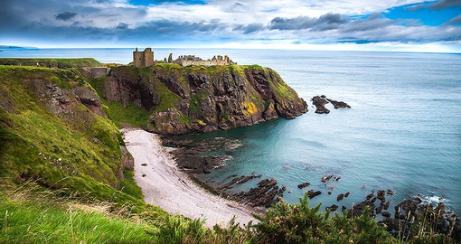 Explore history through the ruins of the fortress known as Dunnottar Castle