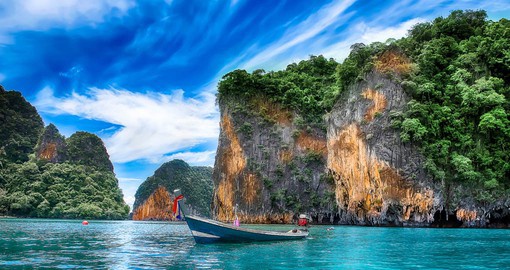 Surrounded by the Andaman Sea, Phuket is Thailand's largest island