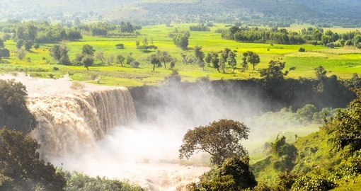 Blue Nile Waterfall in Ethiopia