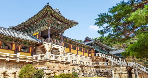 Bulguksa Temple  was built during the 15th year of King Beopheung's reign