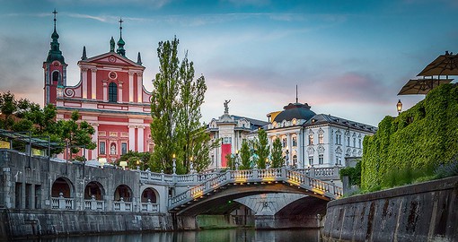 Ljubljana, the capital of Slovenia will be your starting point for your Slovenia vacation.