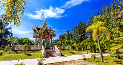 Experience the beautiful architecture of  Wat Mai Khao Temple in Phuket during your next Thai vacations.