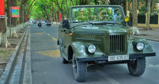 The Soviet GAZ Jeep provides a unique platform from which to discover Hanoi