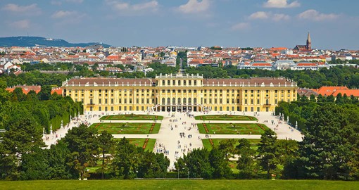 The Rococo style Schönbrunn Palace is one of the most important architectural, cultural, and historic monuments in Austria