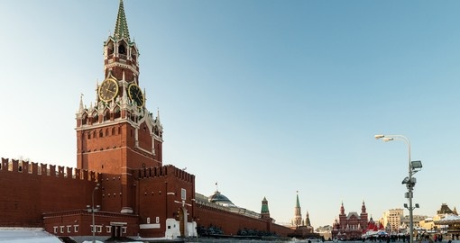 The Spasskaya Tower of Moscow Kremlin