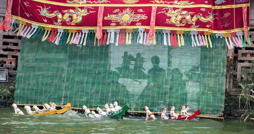 Visit the Hanoi Water Puppet Show as part of your Vietnam Vacation