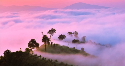 Take in a sunrise at Yun Lai view point on your Thailand vacation