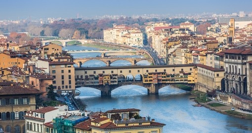 Arno River and the bridges of Florence